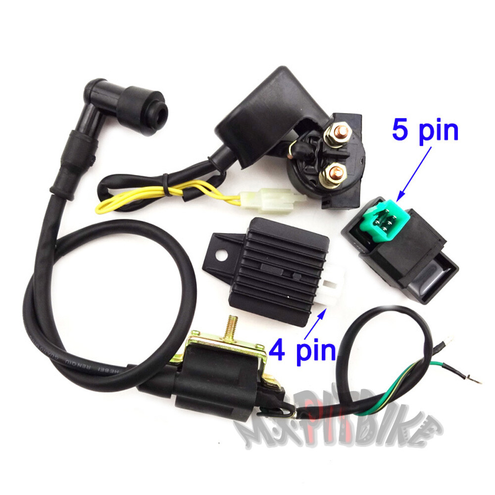 Ignition Coil CDI Regulator Rectifier Relay 50cc 70 90cc 110 cc