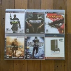 PS3 Bundle Lot 5 Games COD MW3 Black Ops World at War Modern Warfare God of War