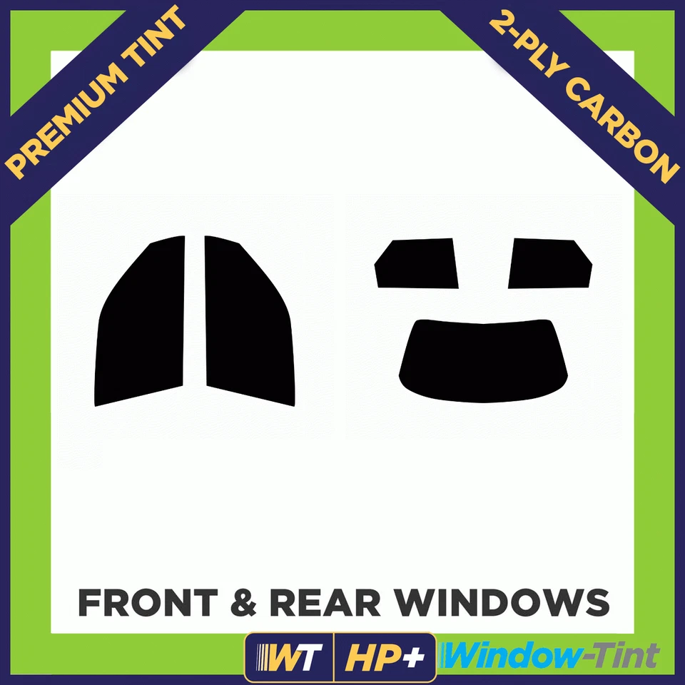 Para Daihatsu Applause sedán de 4 puertas 98-98 carbono ventana precorte tinte completo 2 capas - Imagen 2 de 4