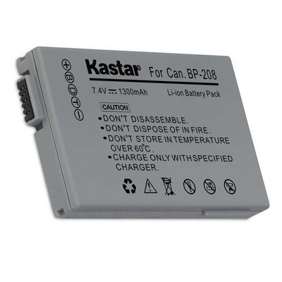 Kastar 1-Pack Battery Replacement for Canon BP-208 BP-208DG BP-308 BP