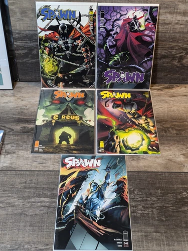Spawn 336 337 338 339 340 Cover B - McFarlane Barberi NM LOT OF 5 💀 🔥