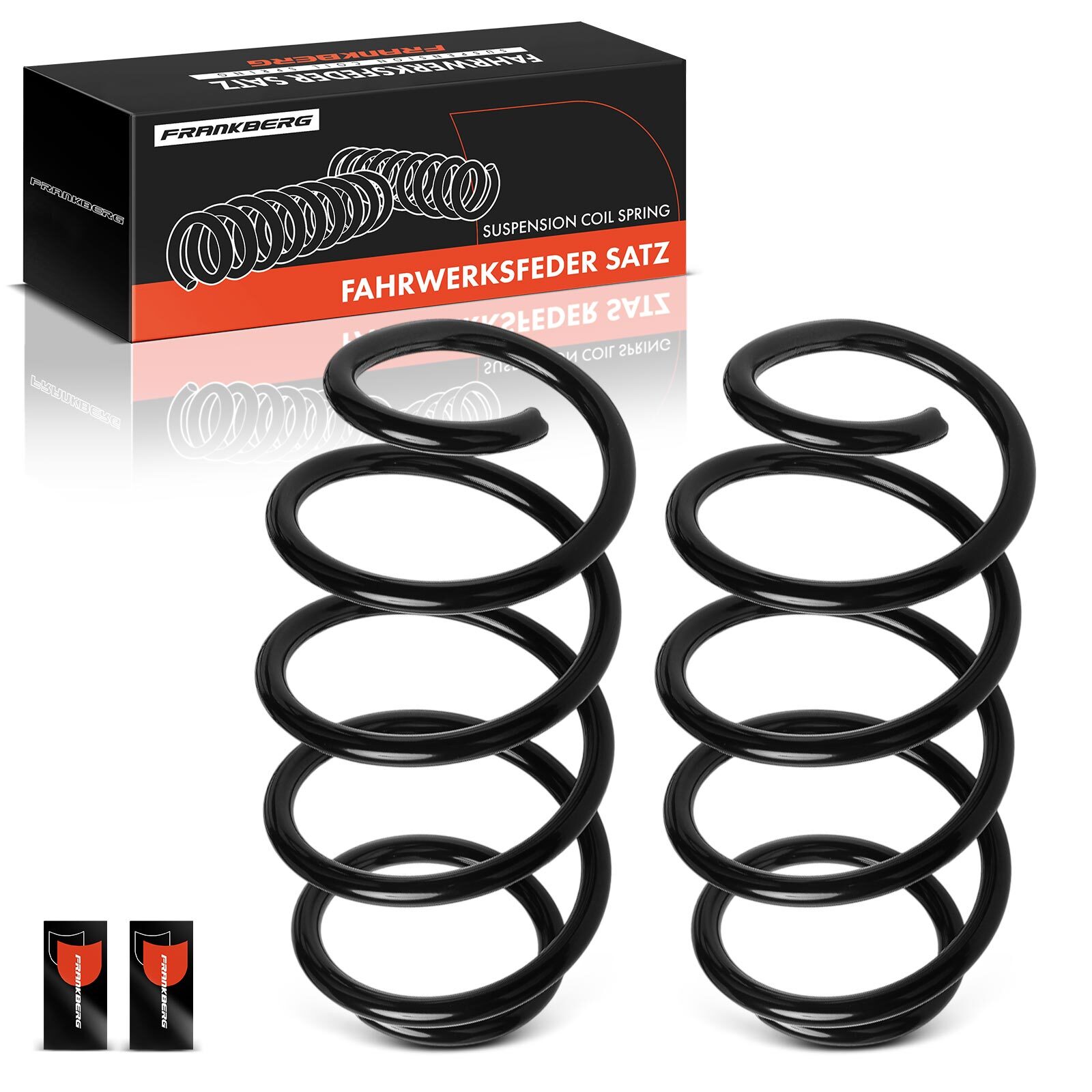 Frankberg 2x Coil Spring Set for VW Passat B6 3C2 B6 3C5 2005-2010 Front