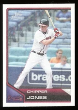 2011 Topps Lineage Baseball Cloth Sticker Card #TCS35 - Chipper Jones