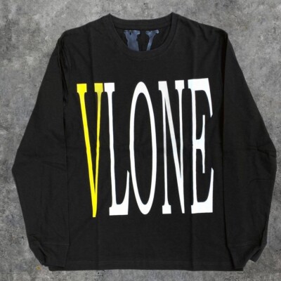 vlone longsleeve shirt medium og yellow