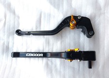 Leve Frizione E Freno Honda CB1000R 2007 2008 2009 2010 2011 2017 Logo Nero Oro