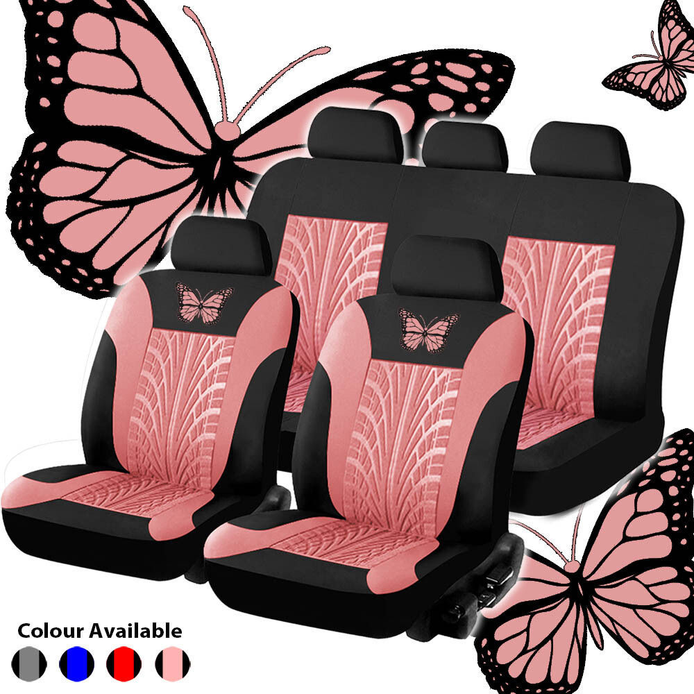 Car 5-Seat Cover 3D Butterfly Interior Protector Fit For Ford Focus 2000-2022