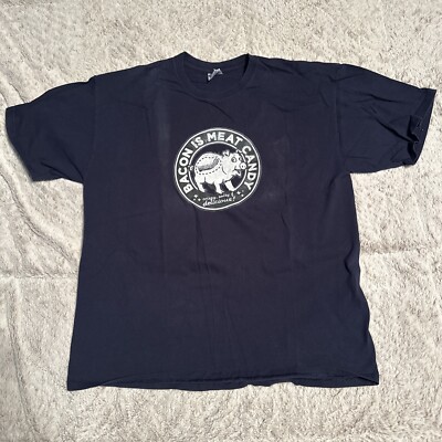  Bacon Is Meat Candy - Crispy, Salty & Delicious!  - XL T-Shirt