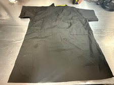 Fashion Seal Scrub Top Women's Small Black Short Sleeve Work Wear NWOT