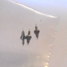 3 WALTHAM 6-1 SIZE BALANCE STAFFS #13219 SR LS PIVOT: 12 NOS  --- BB-1197