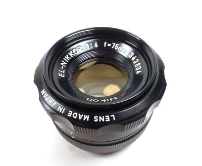 Nikon EL-Nikkor 50mm f/4 : Objectif d'agrandisseur vintage pour macro – Dutch|Thrift
