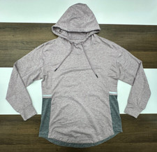 Serene Tangerine Womens M Purple Heather Stretch Hoodie Performance Sweatshirt