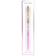 Kiara Sky Acrylic Nail Brush 100% Kolinsky #12 - Pink Handle