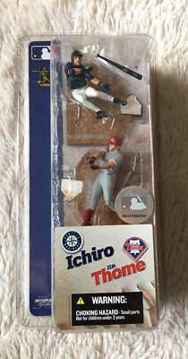Mcfarlane Sports Picks ICHIRO & JIM THOME 3  Scale Mini Figures 2004