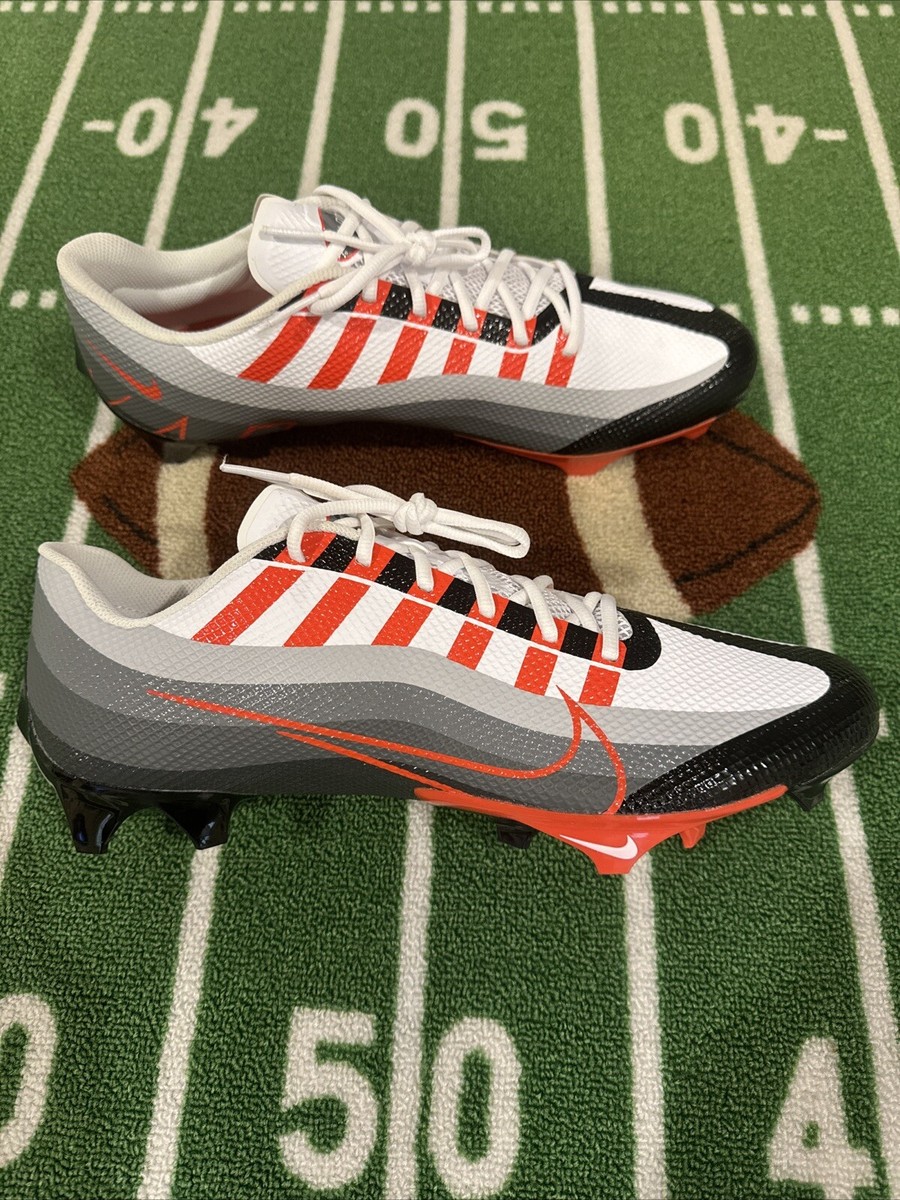 Size 10 Nike Vapor Edge Speed 360 Football Cleats Black Team Orange DV0780-001 Nike Vapor Edge Speed 360 Football Cleats Mens Size 8.5  main image 3