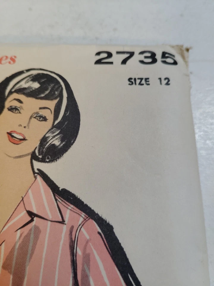 Pijama Dormir Parte Superior Inferior 12 Avance 2735 Costura Patrón Corte De Colección Foto 2 de 4