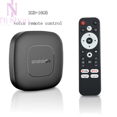 Global Version Android 13 TV Box 4K Smart Streaming Player with WiFi & Bluetooth