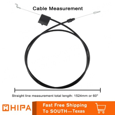 #ad #ad 156581 156577 168552 Throttle Pull Control Cable for Husqvarna Sears Craftsman $8.56