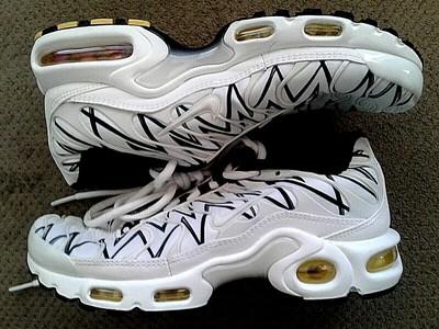 Nike Air Max Plus TN Tuned 1 La Requin Shark White Black Size Mens 4 Womans  5.5 | eBay