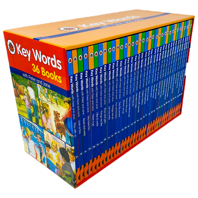 Ladybird Key Words With Peter and Jane 36 Books Collection Box Set