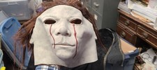 Vintage MICHAEL MYERS Halloween II 2 Gumowa maska Krwawiące oczy