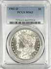 1901-O $1 MORGAN SILVER DOLLAR PCGS MS63