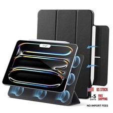 for iPad Pro 13 Inch Case M5/M4 2025/2024, Powerful Magnetic Black