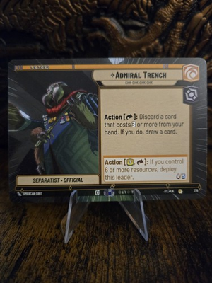 #ad SWU Admiral Trench Chk chk chk chk Hyperspace JTL $2.50