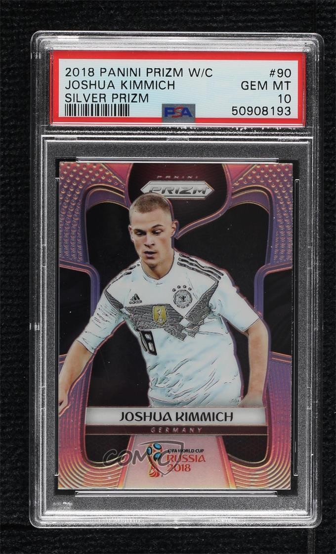 2018 Panini Prizm World Cup Silver Prizm Joshua Kimmich #90 PSA 10 GEM MT 01dg