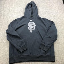 San Francisco Giants Hoodie Mens XL Black MLB Baseball Nike Pullover Sweatshirt