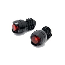 Image of CatEye Cycle Bicycle Bike ORB Bar End Rear Bike Light Set Black