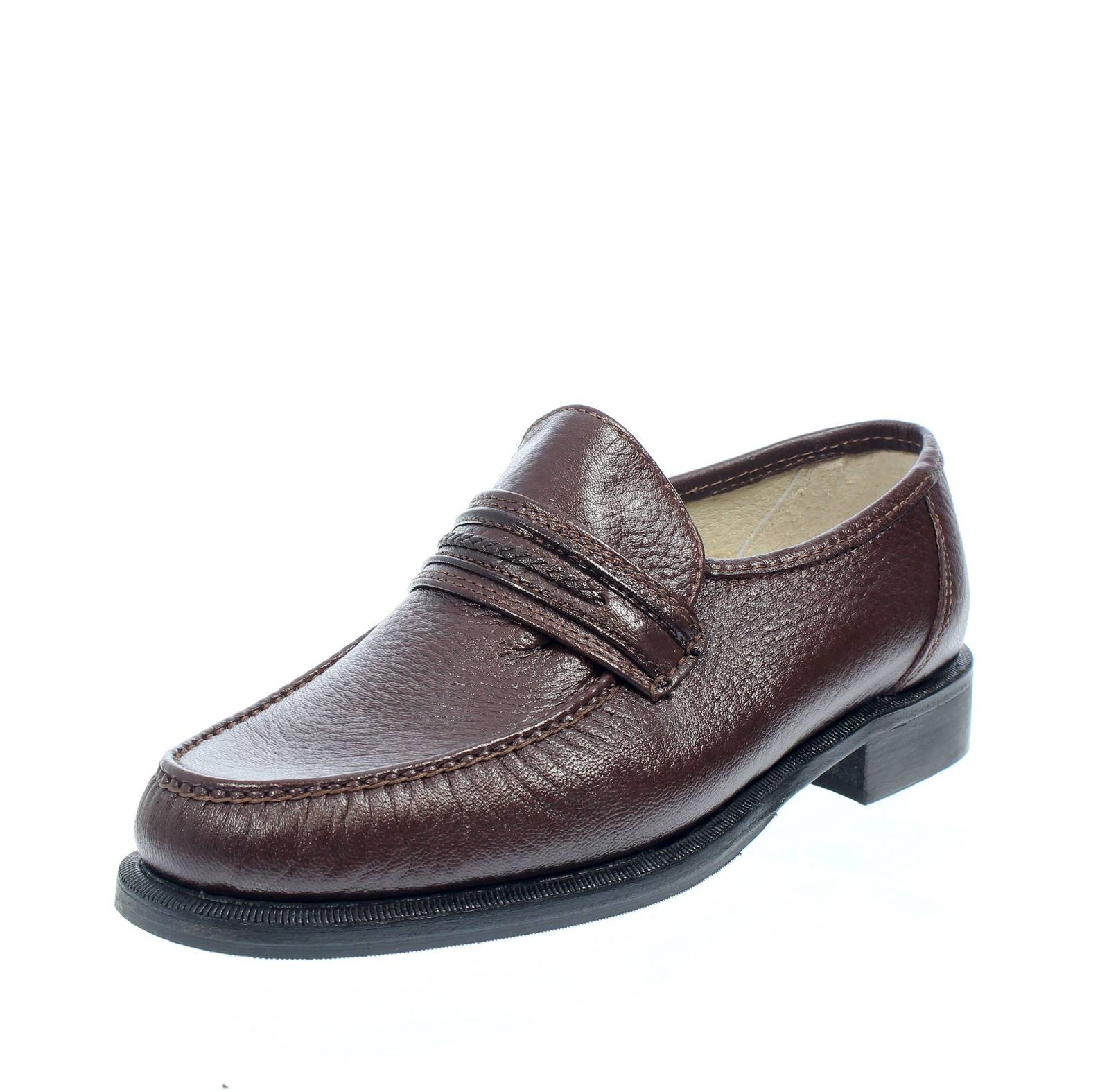 braune Hirschleder Halbschuhe - Gre 44 289 Herrenschuhe 16890₽