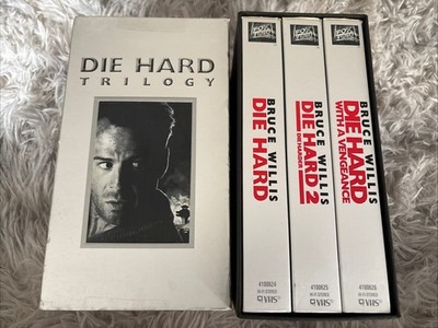 Die Hard Triology Vhs Box Set Bruce Willis
