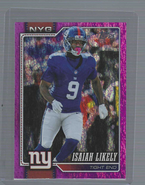 Isaiah Likely 2026 Topps  #206 Pink Holo Foil