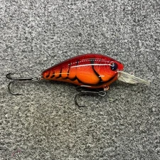 H2O Xpress Medium Square Bill Crankbait Lure 2.75" - Custom Painted Red Craw