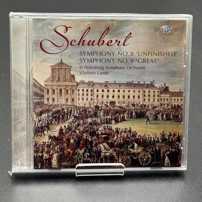 Schubert   Symphonies 8 'Unfinished' & 9 'Great' CD 2013 Classical Brilliant