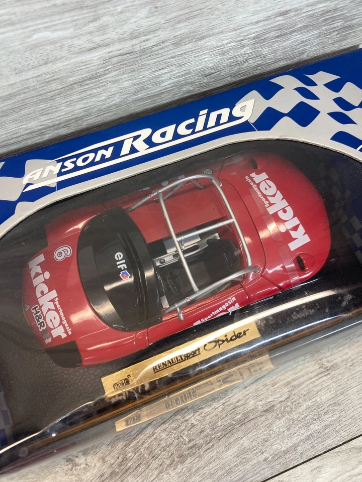 NEW Anson Racing Kicker Renault Sport Spider Diecast Car 1:18 Exclusive In Box - Image 4 of 4