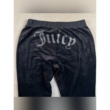 Juicy Couture Velour Rhinestone Pants Loungewear Bottoms Y2K style women's Large