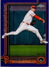 2025 Topps Chrome - Tyler Fitzgerald #30 Purple Refractor /250