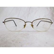 Ralph Lauren RL 5046 9067 Gold Semi Rimless Eyeglasses Frames 53-18-135 Italy