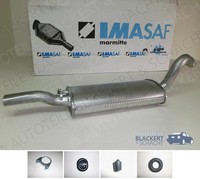Imasaf Esd Auspuff Endtopf FüR Audi 90 + Coupe B3/89/80 1988-1994 + ZubehöR