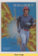 2021 Upper Deck Goodwin Champions Goudey Blue Platinum Bayron Lora #G2 READ o1h