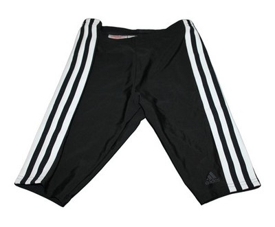 BADEHOSE FITNESS 3  ADIDAS DP7550 3 STRIPES JAMMER SCHWARZ WEISS Gr. 116 NEU
