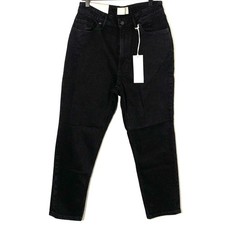 NEW Everlane Women  s Size 29 Black The Curvy Cheeky High Rise Straight Jeans