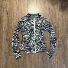 Lululemon Find Your Bliss Jacket Reversible Green Multi Sea Mist