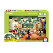 Schmidt Spiele Puzzle Thomas Kinkade Disney Mickey &Minnie Schoolhouse 200 Teile
