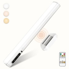 Rechargeable Magnetic LED Light Bar with Remote, Under Cabinet Lighting Wirel...