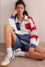 Free People We The Free American Dream Polo L...