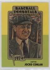 1980-84 SSPC Baseball Immortals 1st Printing Jocko Conlan #143 HOF fo7