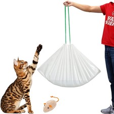 20 Count Jumbo Cat litter Box Liners, 46" x 19" Extra Large Heavy Duty Litter...