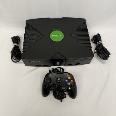 Microsoft Original Xbox Console Bundle w/ 1 Controller & All Cables - Tested